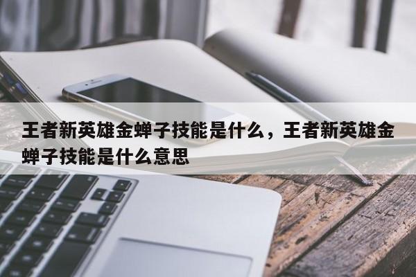王者新英雄金蝉子技能是什么，王者新英雄金蝉子技能是什么意思